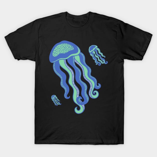 Jellyfish Swarm T-Shirt by DreamsofDubai